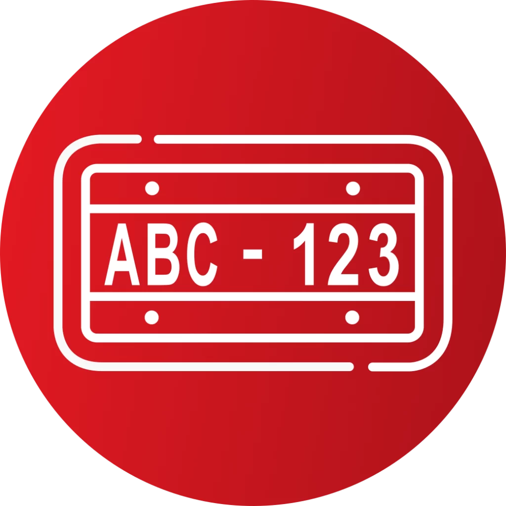 Personalized Number Plates icon
